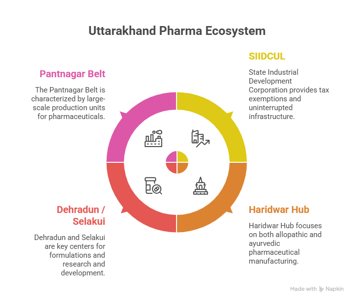 Uttarakhand Pharma Ecosystem visual selection